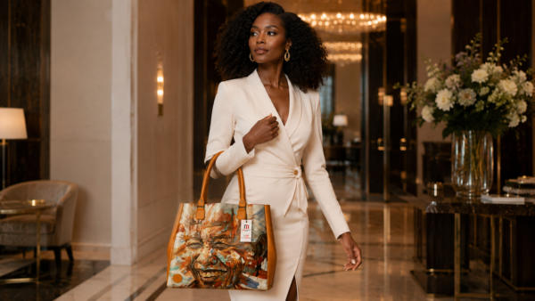 Mandela Print Tote Bag – African-Inspired Everyday Carry