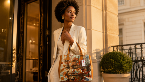 Mandela Print Tote Bag – African-Inspired Everyday Carry