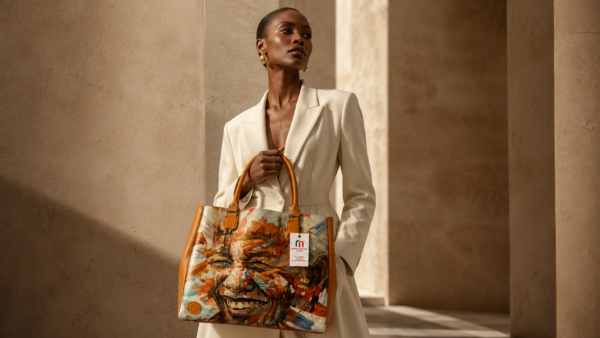 Mandela Print Tote Bag – African-Inspired Everyday Carry