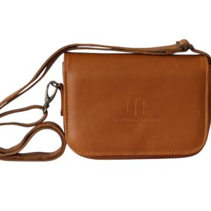 Tan Leather Ladies Sling Bag
