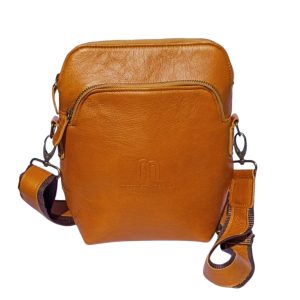 Brown Leather Unisex Sling Bag – Everyday Crossbody